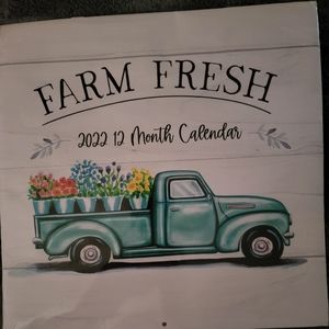 Farm Fresh upcycled calender pictures.